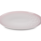 Stoneware La Collection Jardin Oval Serving PlatterShell Pink image number 2